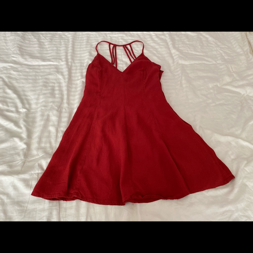 Rustic red dress 🥰